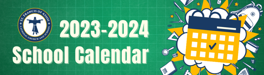 SFA School Calendar 2023-2024