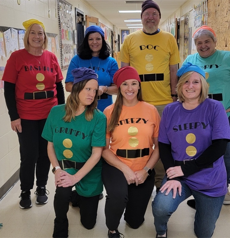 “Heigh-ho, heigh-h, it’s  home from work we go” Middle school teachers hope you have a happy and safe Halloween weekend! 