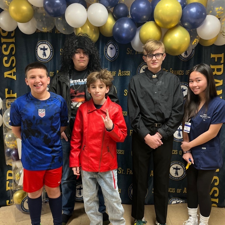It’s Catholic Schools Week! Students celebrated vocations day! They also dressed as their dream career. Here are a few middle school students participating in the festivities! 